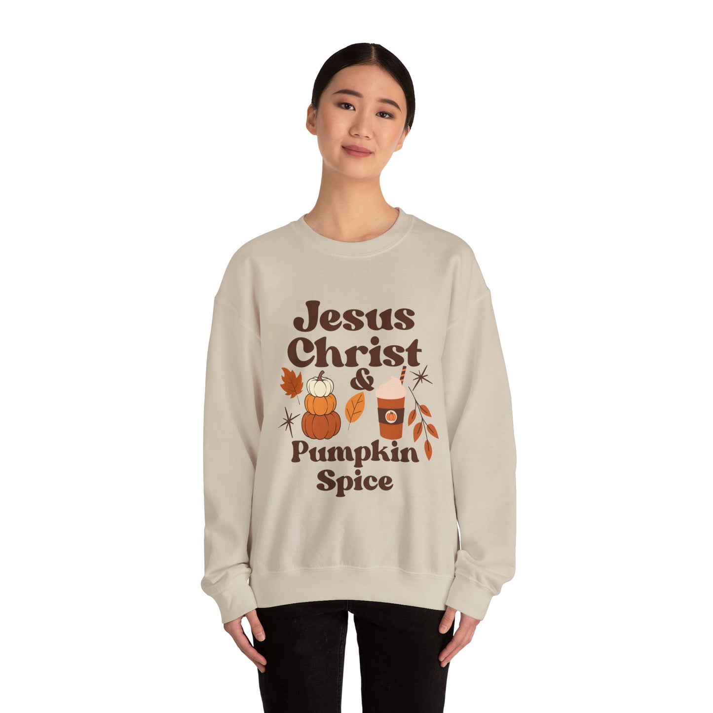 Fall Jesus Christ & Pumpkin Spice Sweatshirt