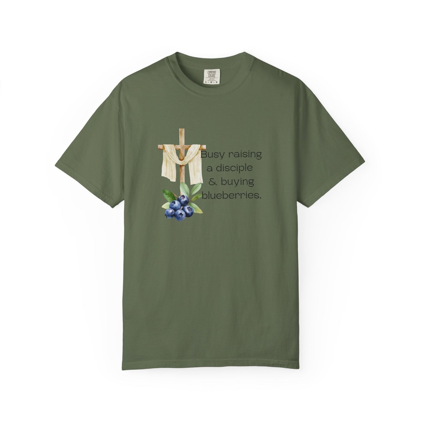 Disciple Raising Blueberries T-shirt