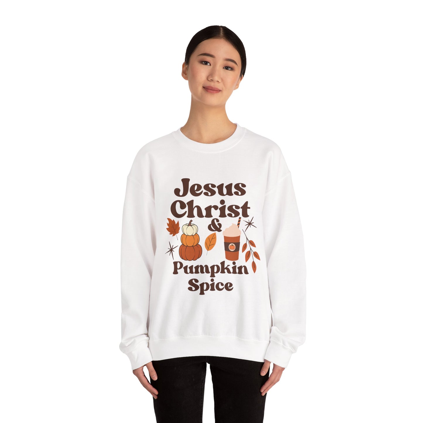 Fall Jesus Christ & Pumpkin Spice Sweatshirt