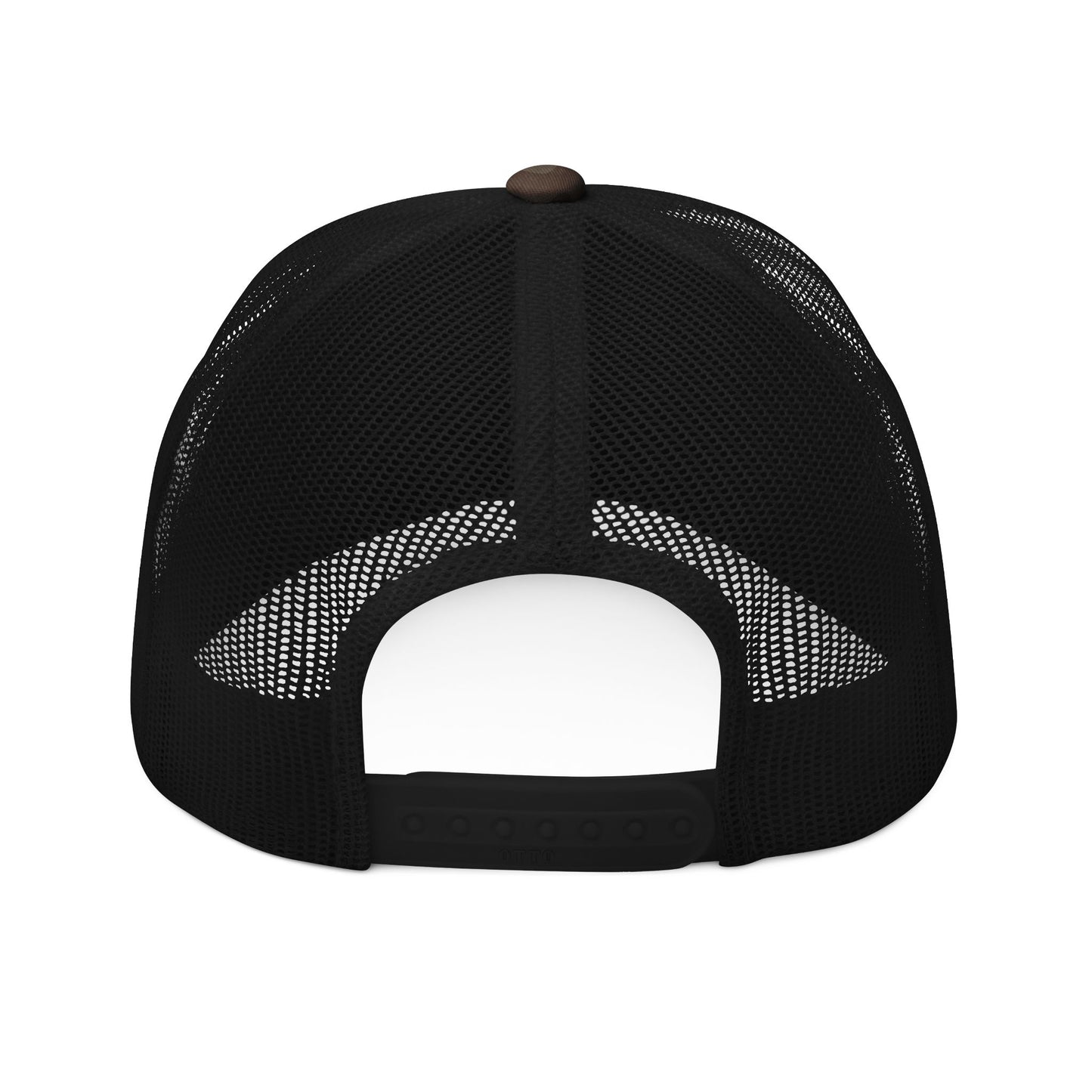 Embroidered Camo Trucker Hat - God is Good Inspirational Military Style
