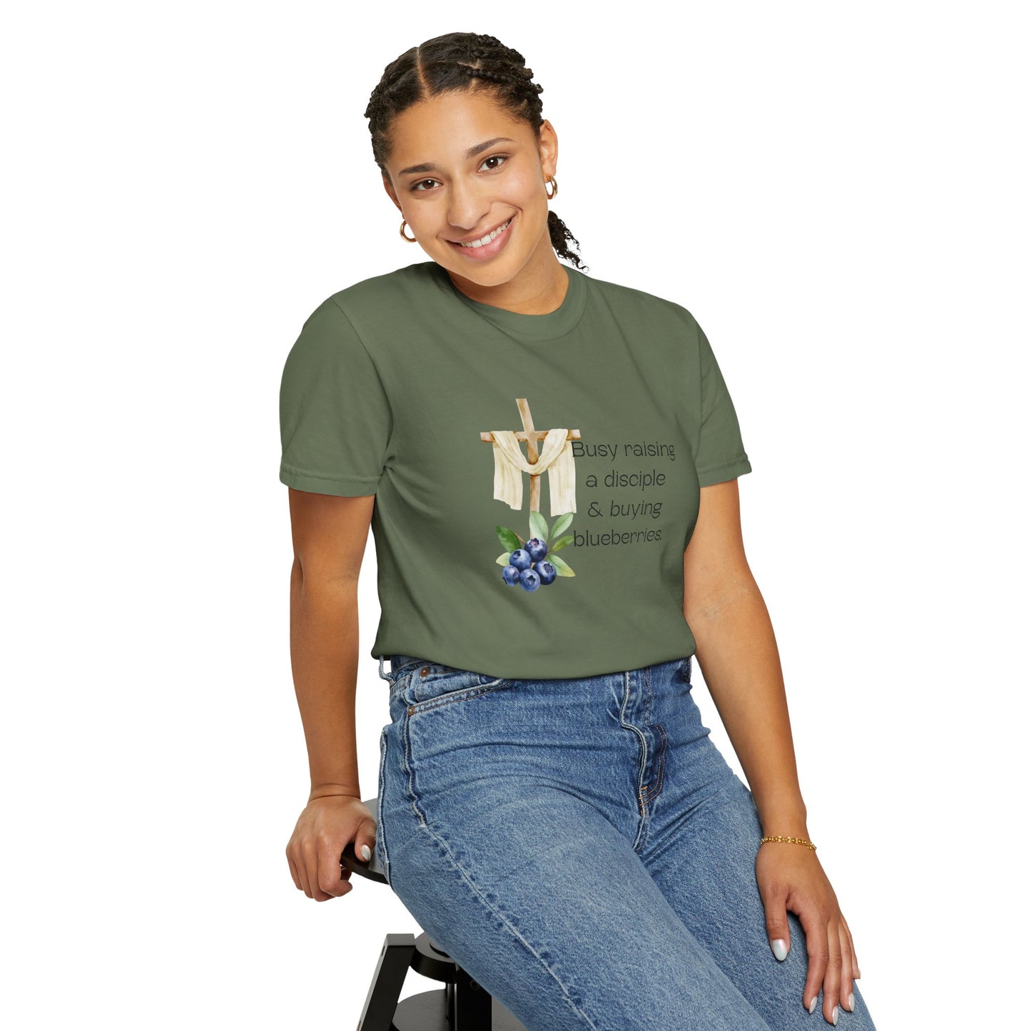 Disciple Raising Blueberries T-shirt
