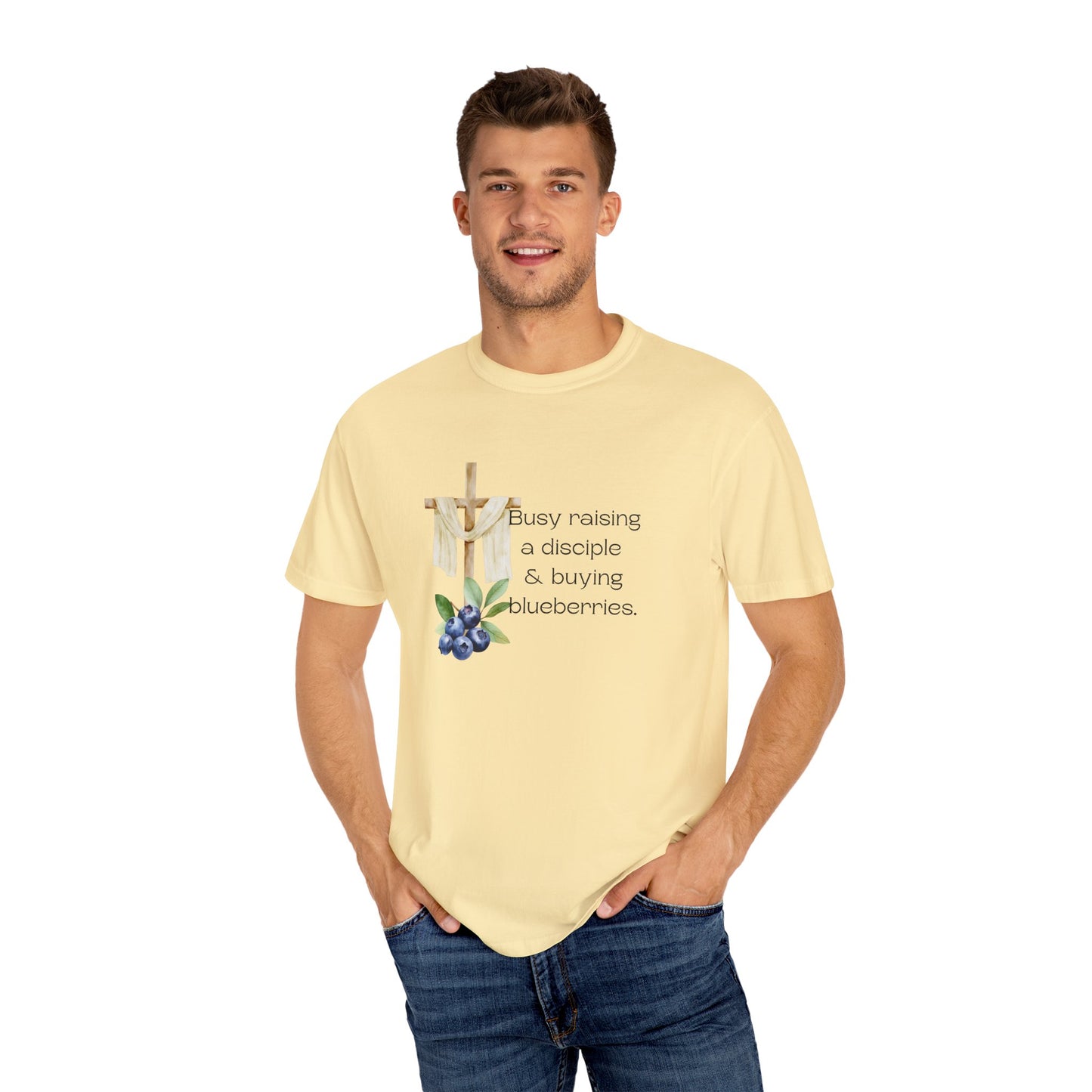 Disciple Raising Blueberries T-shirt