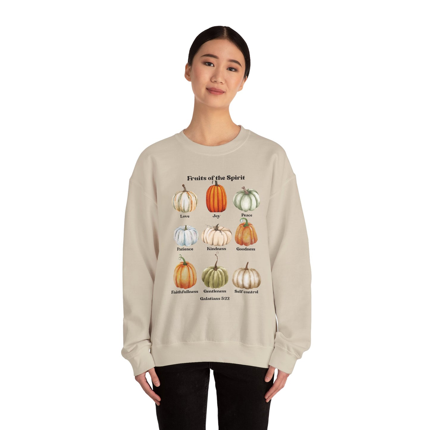 Fall Pumpkin Fruit of the Spirit Sweatshirt