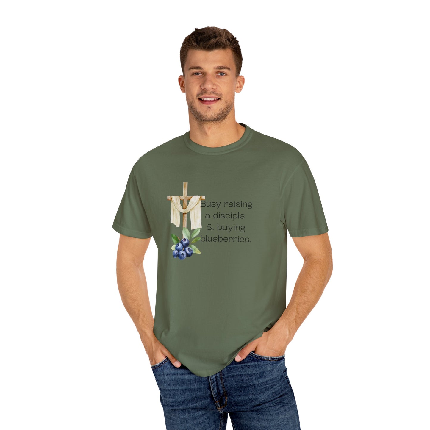 Disciple Raising Blueberries T-shirt