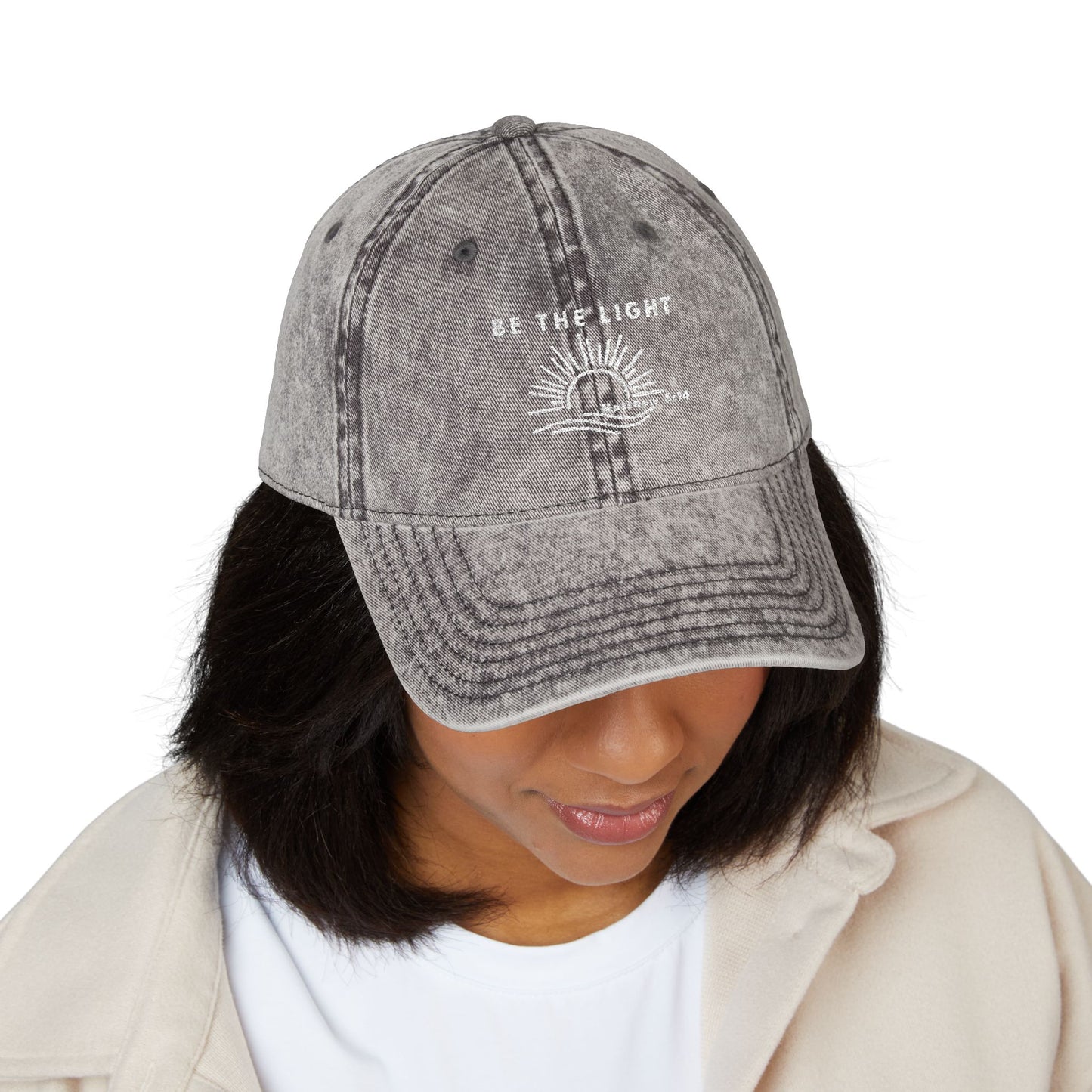 Embroidered Cap-Be The Light