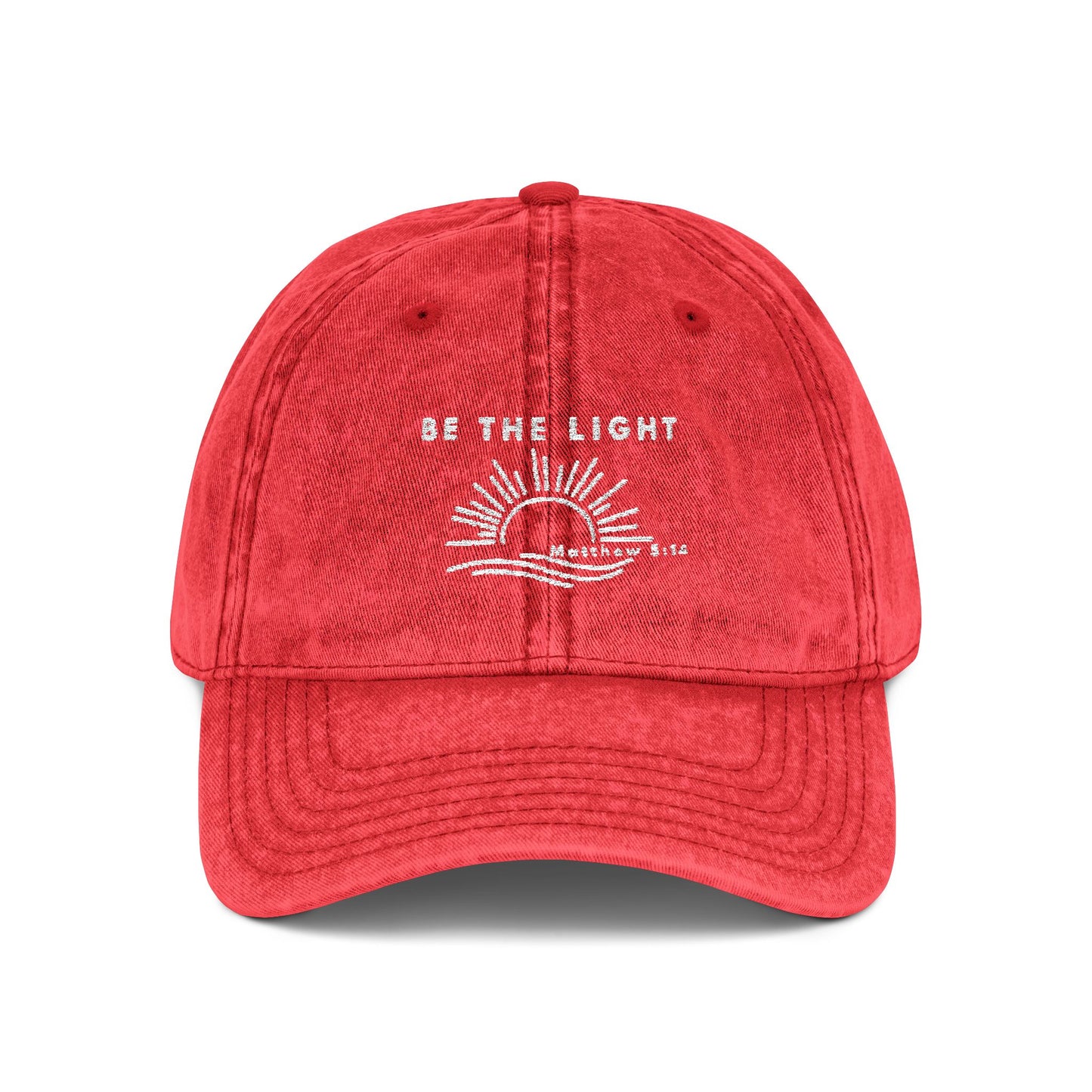 Embroidered Cap-Be The Light