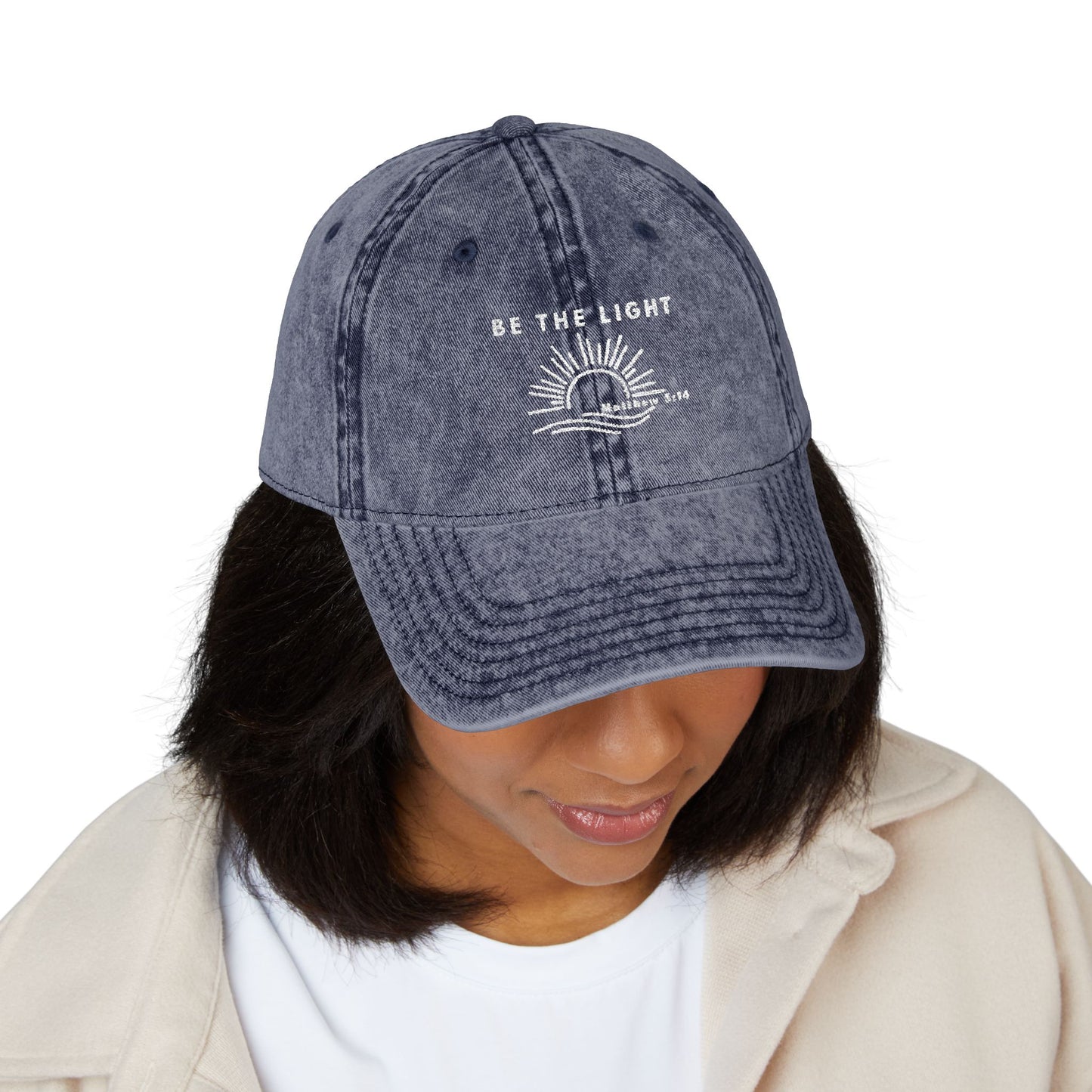 Embroidered Cap-Be The Light