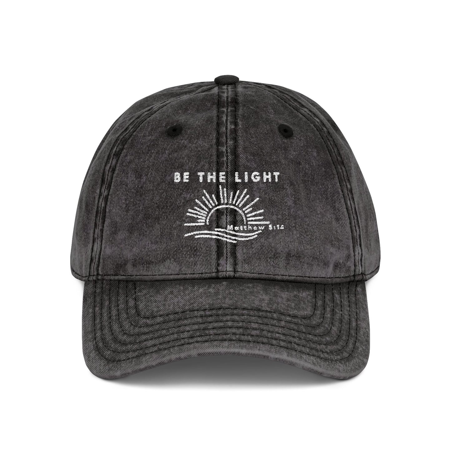 Embroidered Cap-Be The Light