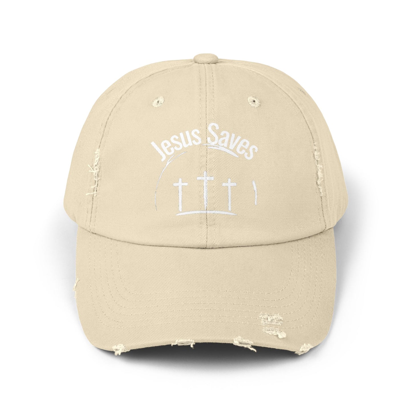 Distressed Cap - Jesus Saves