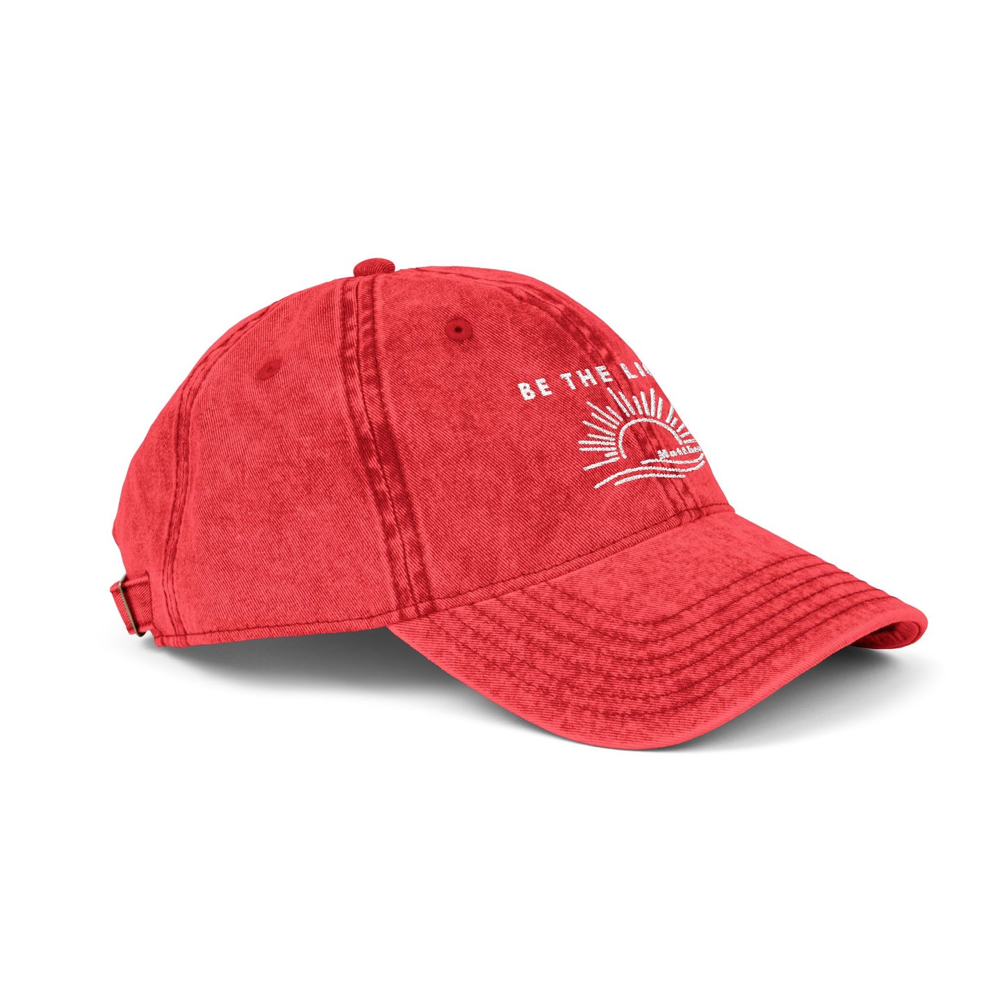 Embroidered Cap-Be The Light