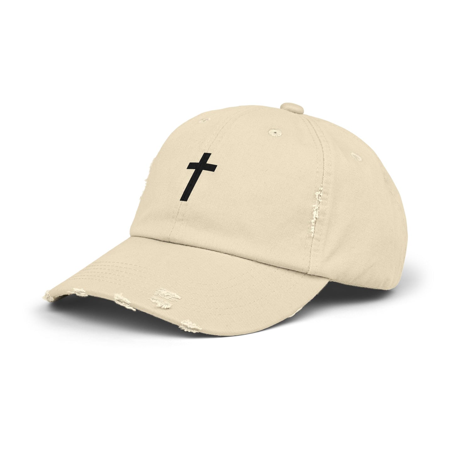 Distressed Cross Cap