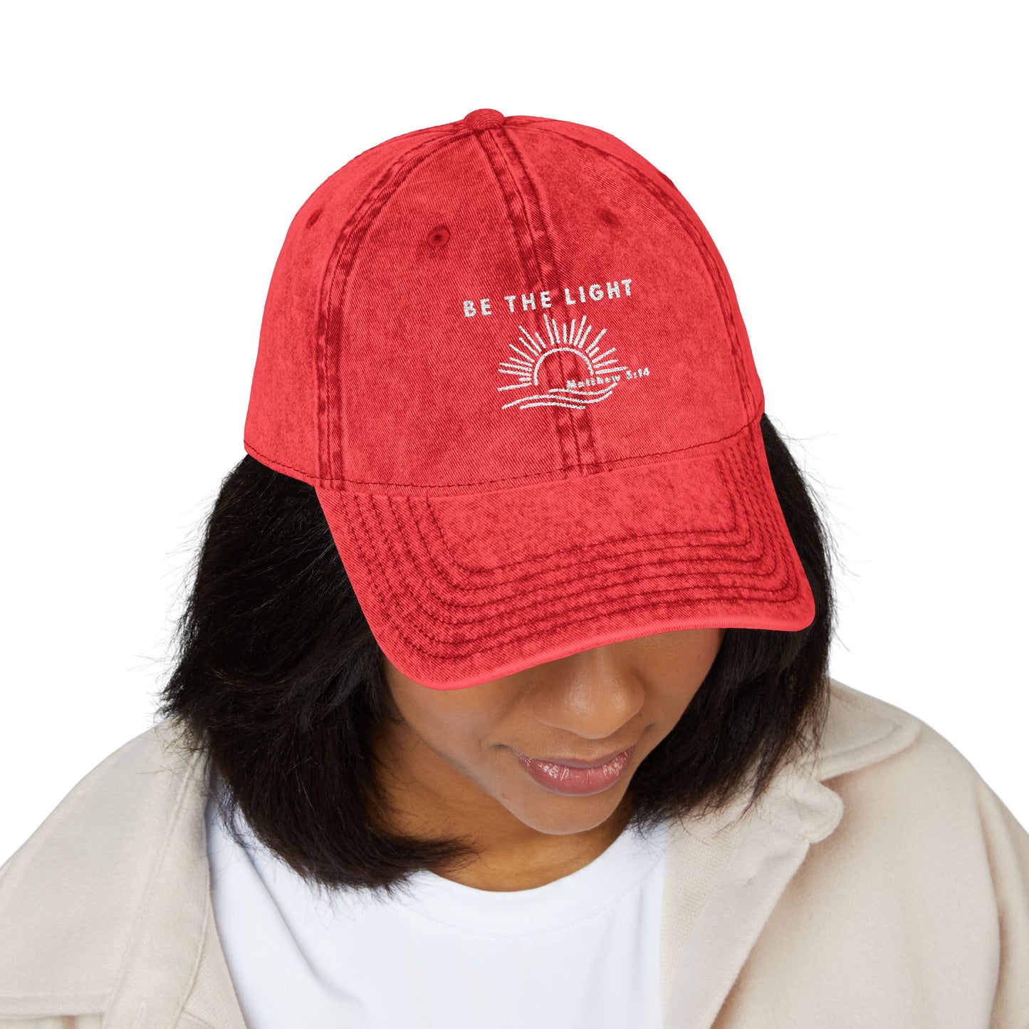 Embroidered Cap-Be The Light
