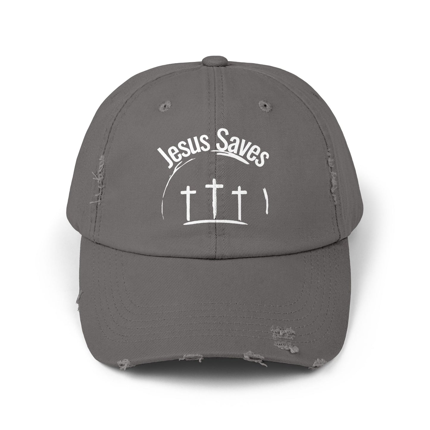 Distressed Cap - Jesus Saves