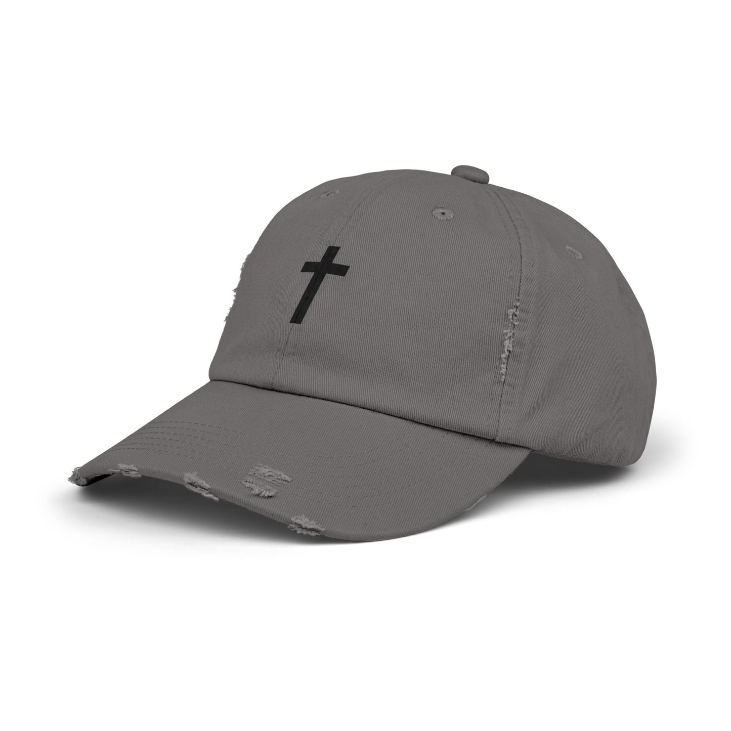 Distressed Cross Cap