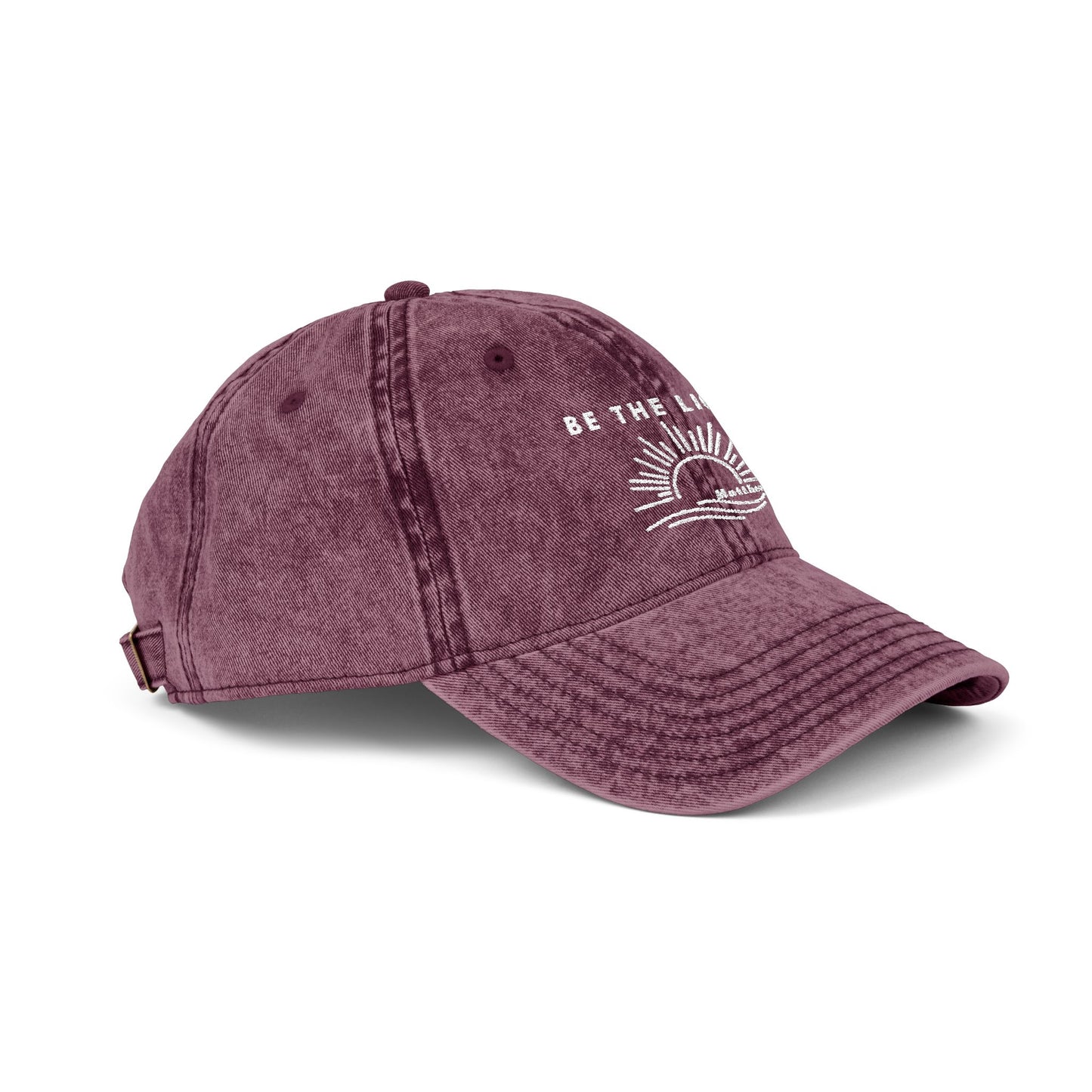 Embroidered Cap-Be The Light