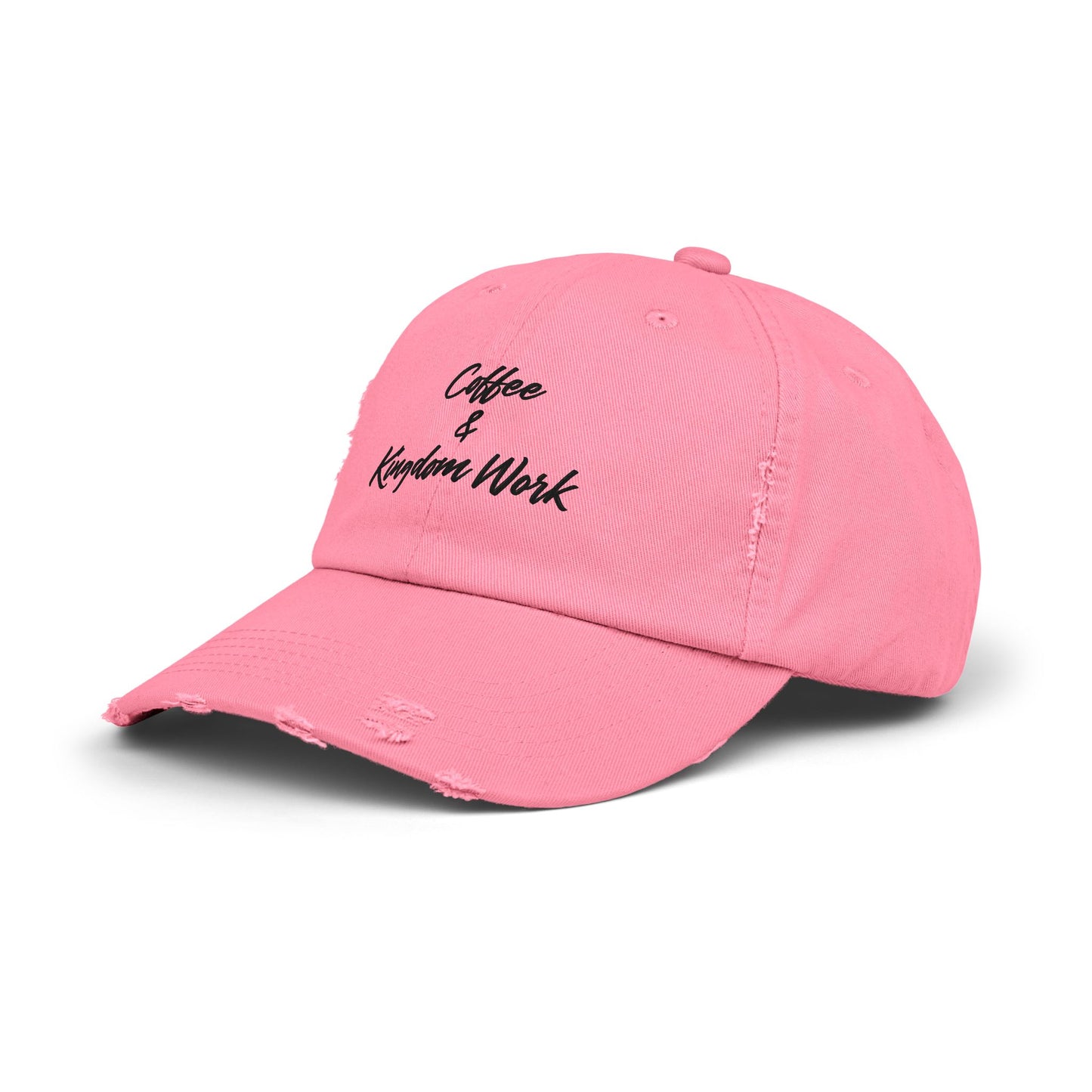 Distressed Cap - Coffee and Kingdom Work Hat