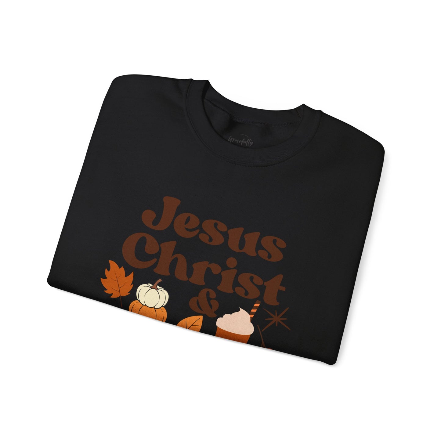 Fall Jesus Christ & Pumpkin Spice Sweatshirt