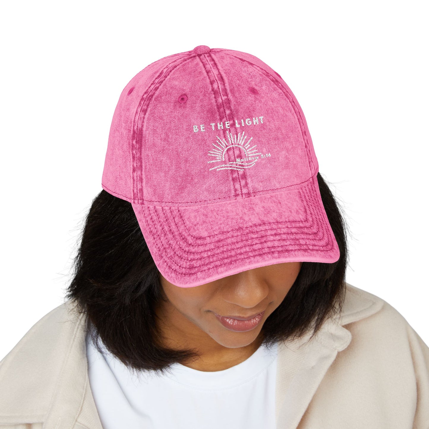 Embroidered Cap-Be The Light