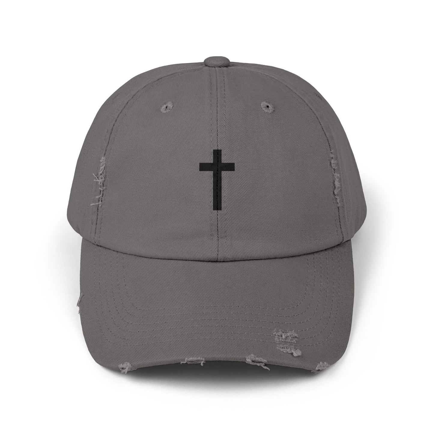 Distressed Cross Cap