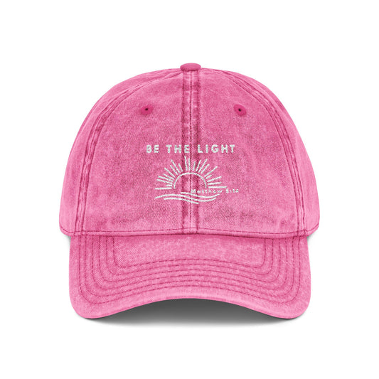 Embroidered Cap-Be The Light