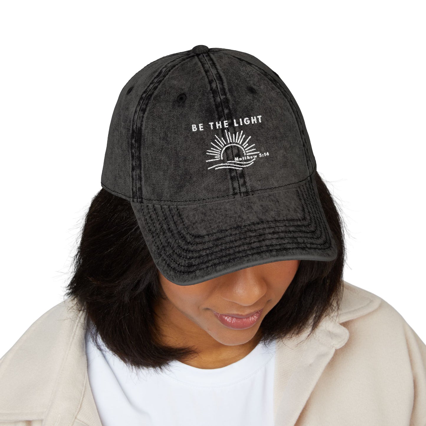 Embroidered Cap-Be The Light
