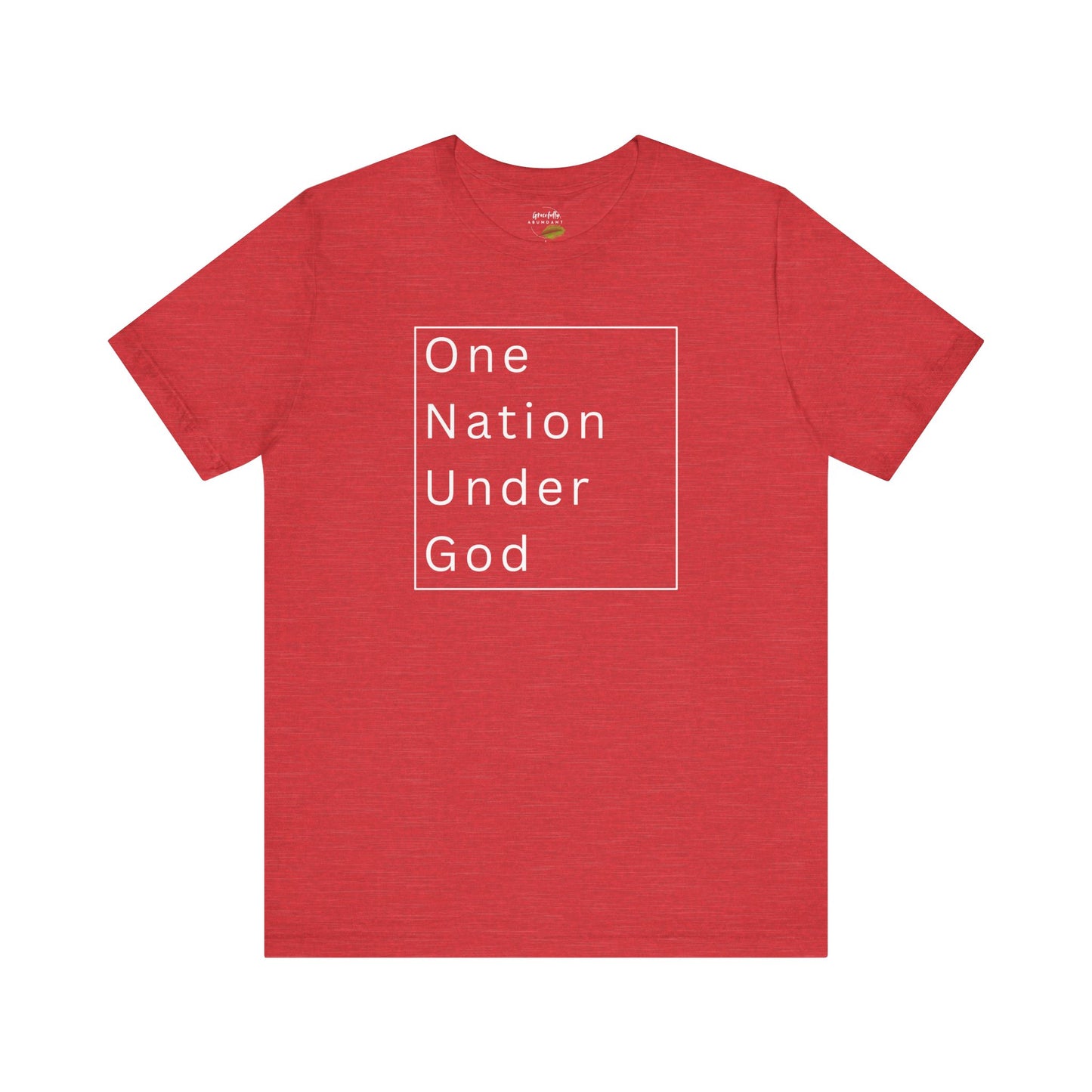 Patriotic Tee- One Nation Under God