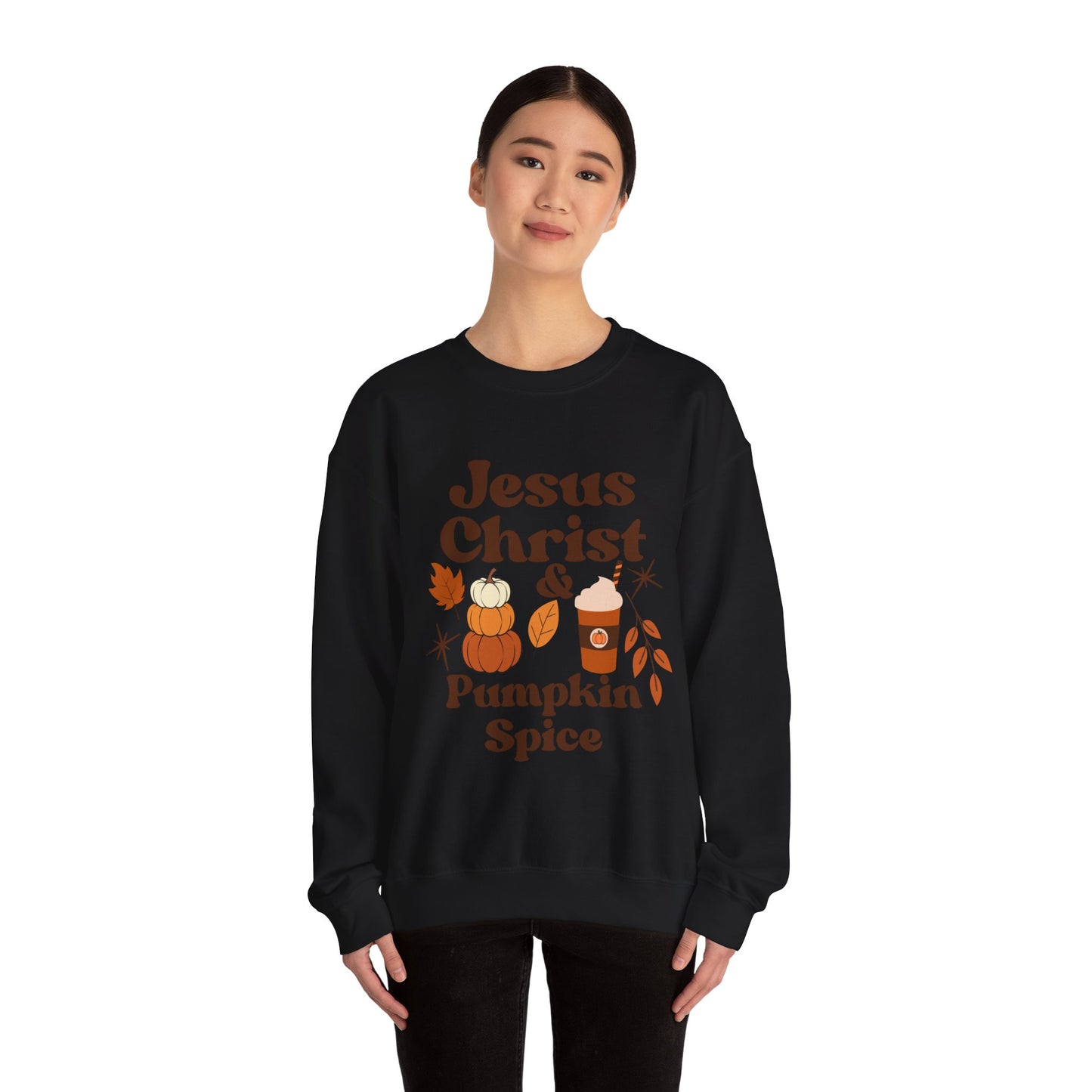 Fall Jesus Christ & Pumpkin Spice Sweatshirt