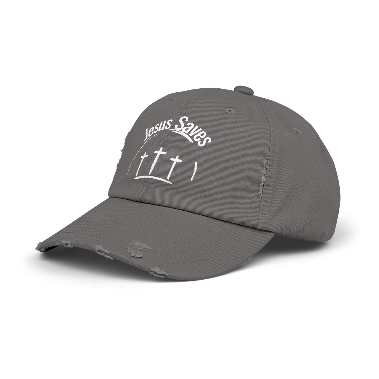 Distressed Cap - Jesus Saves