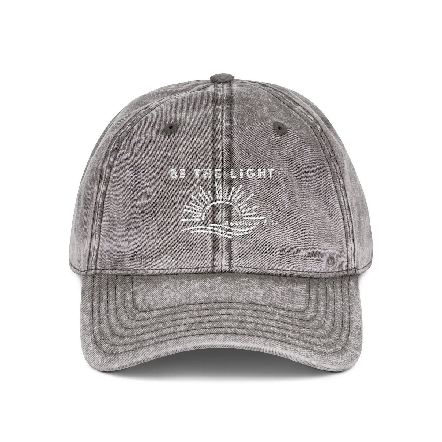Embroidered Cap-Be The Light