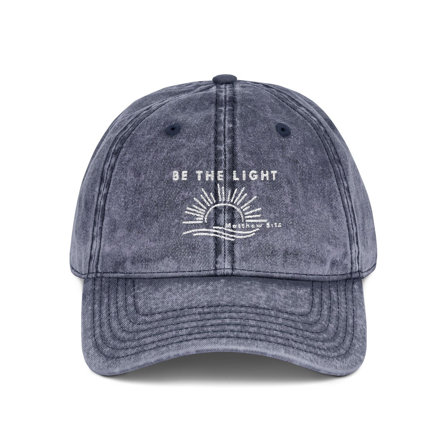 Embroidered Cap-Be The Light