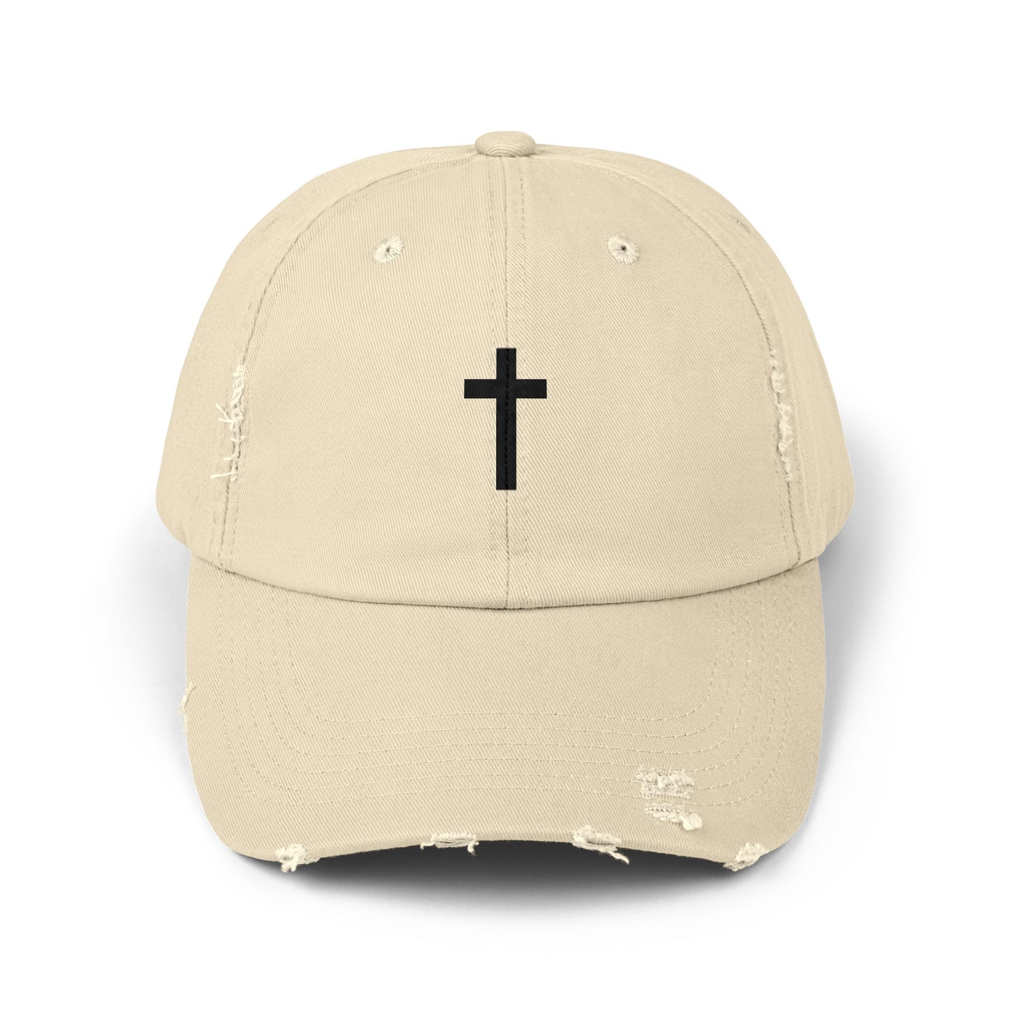 Distressed Cross Cap