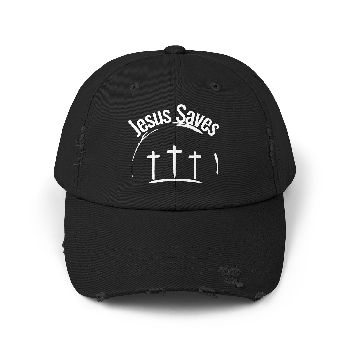 Distressed Cap - Jesus Saves